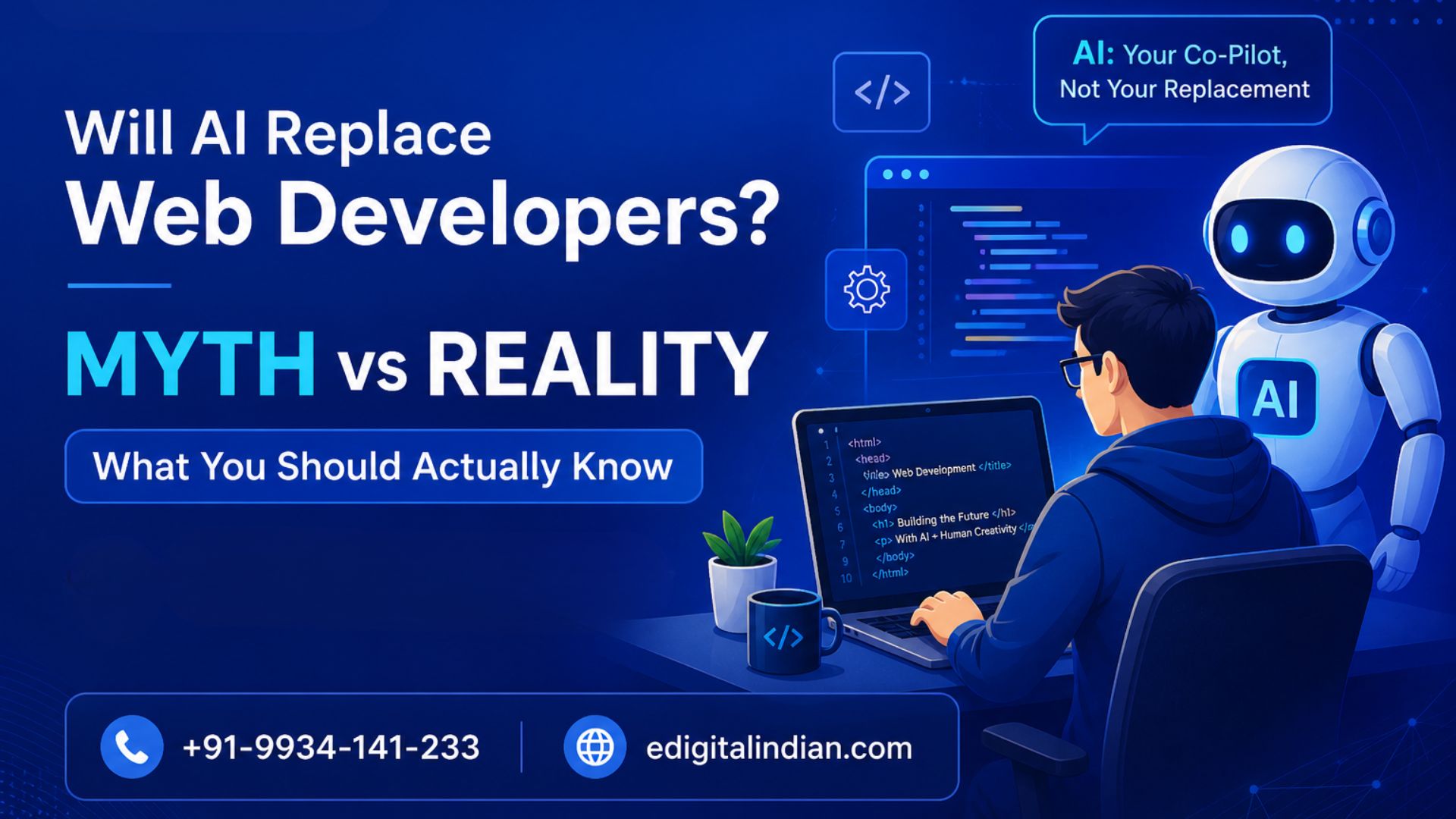 Will AI Replace Web Developers? Myth and Truth About This